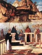 Sacred Allegory (detail) dfg BELLINI, Giovanni
